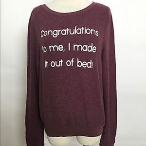 “Congratulations to me...” sweatshirt